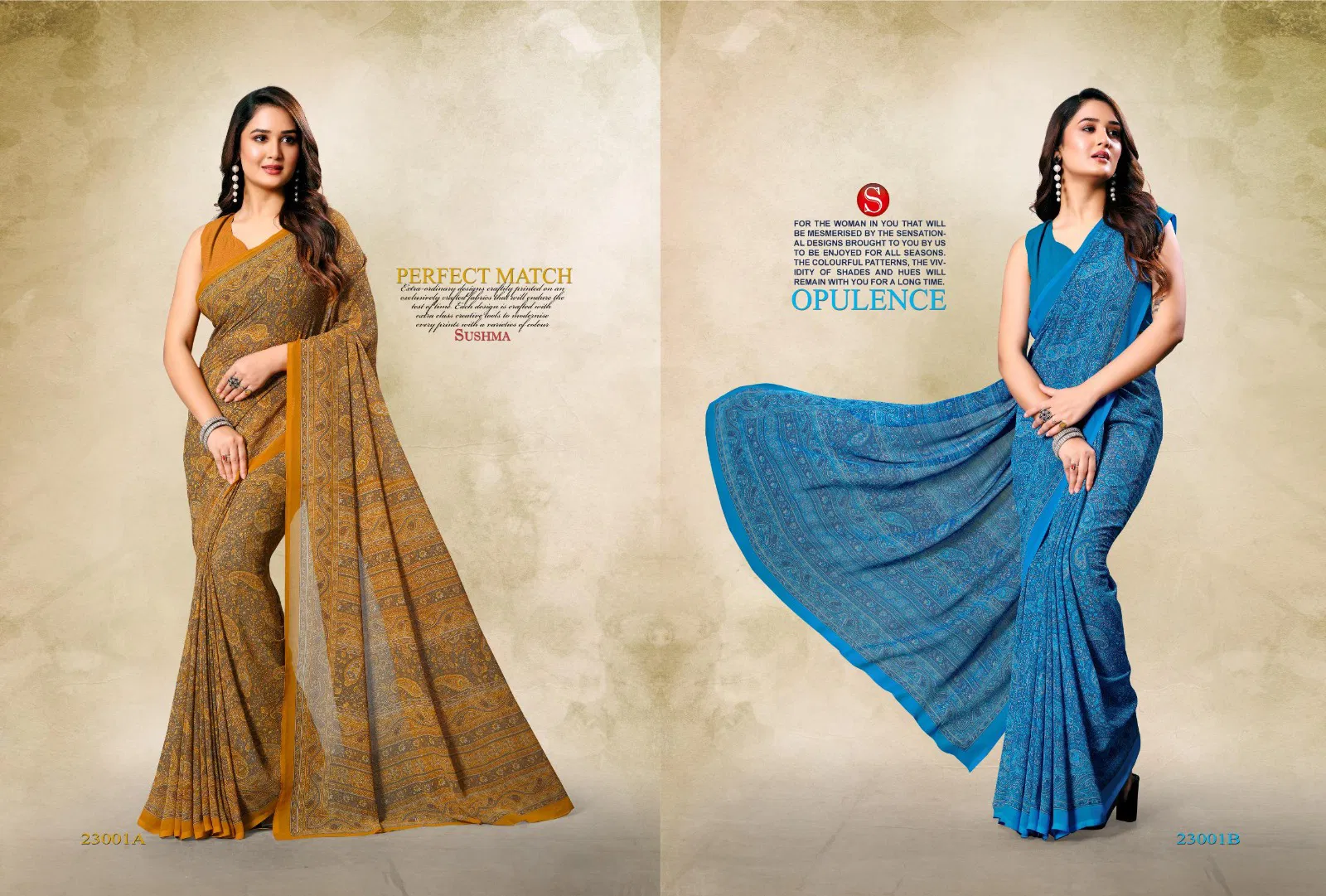 Classical By Sushma Printed Weightless Sarees Online Wholesale